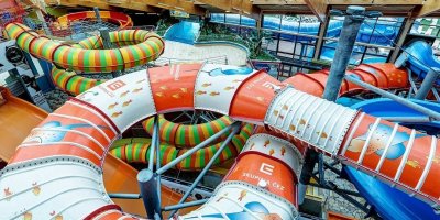 Tobogány v aquaparku