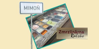 Boxy se zmrzlinami ve Zmrzlinárně Ralsko v Mimoni