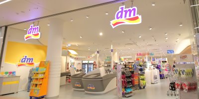 Interiér drogerie dm