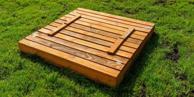 Dřevěné pískoviště se skládacím víkem