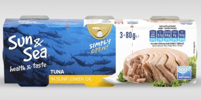 Sun&Sea Tuňák Steak ve slunečnicovém oleji 3×80 
