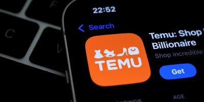 Aplikace Temu v telefonu