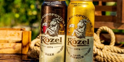 Plechovka pivo Kozel