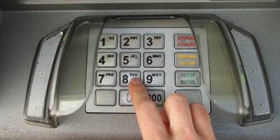 Klávesnice bankomatu