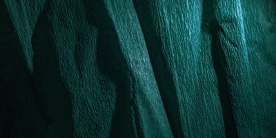 Abstraktní obraz v modrozelené