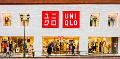 Exteriér obchodu Uniqlo