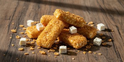 Kousky sýra v lupíncích