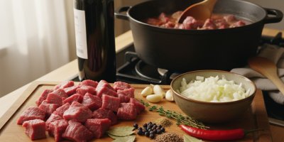 příprava jeleního guláše