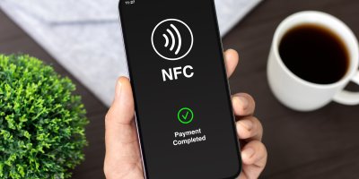 Logo NFC na mobilu