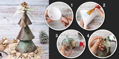 Postup výrobní vánoční dekorace