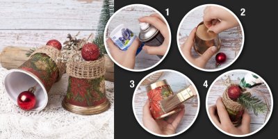 Postup výroby zvonků z kelímků