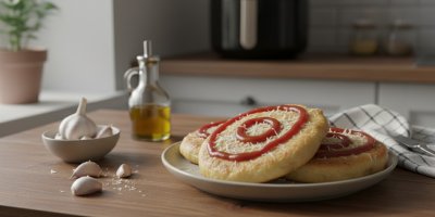 Langoše na talíři