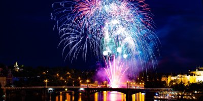 Ohňostroj nad Prahou