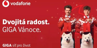 Vánoční kampaň Dvojitá radost od Vodafone