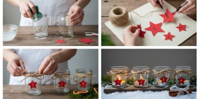 Postup výroby adventního svícnu