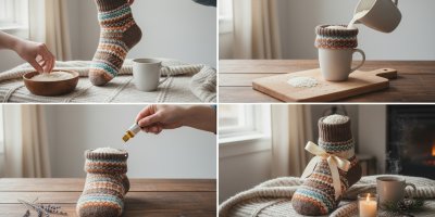 Postup výroby ponožkového polštářku