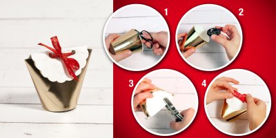 Výroba vánoční taštičky