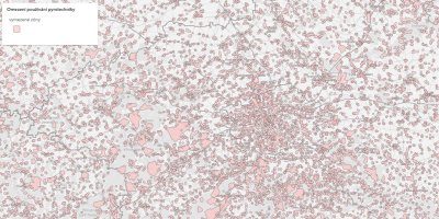 Mapa ochranných pásem pro omezení používání pyrotechniky v ČR