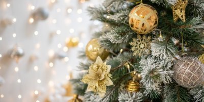 Detail vánočního stromu