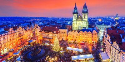 Vánoční trh na Staroměstském náměstí v Praze