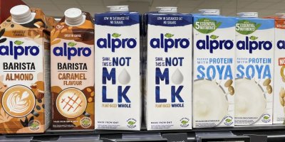 Různé druhy rostlinných mlék