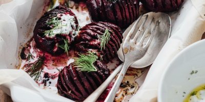 Pečená řepa s příborem