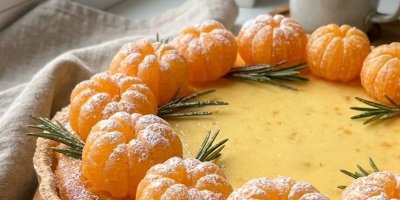 Mandarinky na koláči