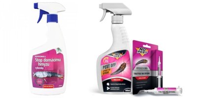 Spreje proti rybenkám