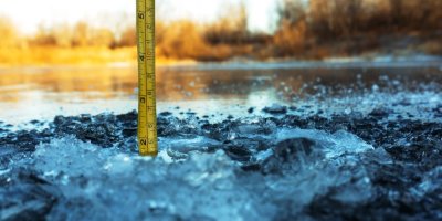 Měření tloušťky ledu