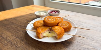 Smažené parenice na špejlích