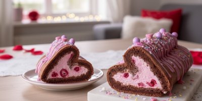 Roláda ve tvaru srdce