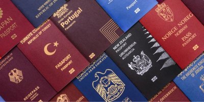 Cestovní pasy občanů z různých zemí světa