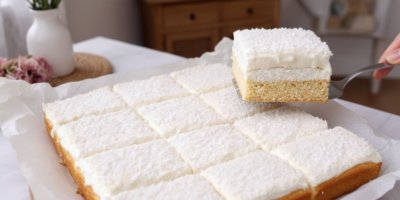 Buchta s tvarohem a kokosem