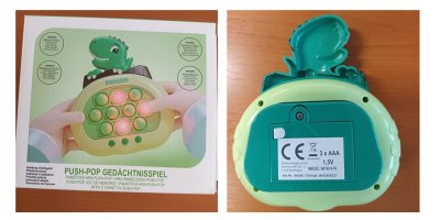 Dětská hračka s podobě dinosaura