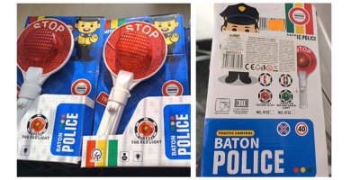 Dětská policejní plácačka se světlem