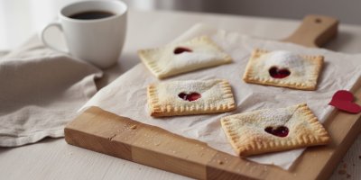 Dezerty z listového těsta s marmeládou