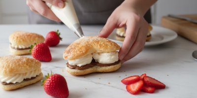 Příprava sladkého dezertu