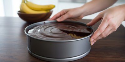 Čokoládový koláč ve formě