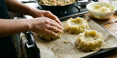 Příprava bramborových hnízd