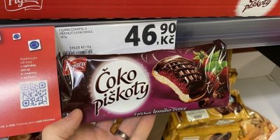 Čokopiškoty v rukou