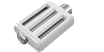 Nástavec 3v1 Pasta STXD 036, který je kompatibilní s kuchyňskými roboty Sencor, umožňuje těsto nejprve vyválet a následně rovnou nakrájet na nudle nebo jiné typy těstovin. 