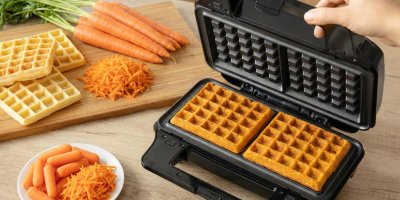 Sendvičovač Sencor SSM 9977CH stojí kolem 1 399 Kč a kromě toastů nebo panini zvládne i vafle, takže se hodí pro podobné rychlé recepty ze sladkého i slaného těsta.