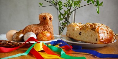 Velikonoční beránek a mazanec 