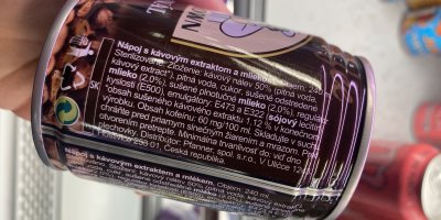 Složení kávového nápoje