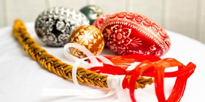 Pomlázka a zdobená vejce