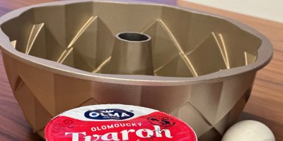 Forma na bábovku a tvaroh