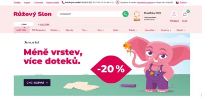 E-shop Růžový slon