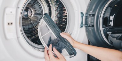 Odstraňování nečistot z filtru sušičky