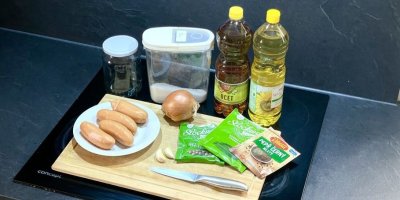 Suroviny na přípravu utopenců