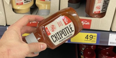Chipotle omáčka v supermarketu